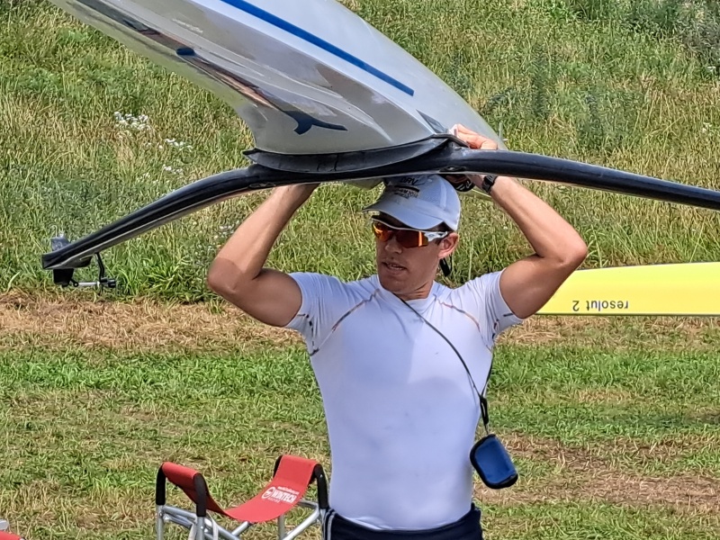 Florian Roller Landesmeisterschaft BaWü 2024 SIeg im Männer Einer A1